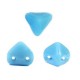 Cuentas de vidrio Super-Kheops® par Puca® - Opaque Blue Turquoise 63030